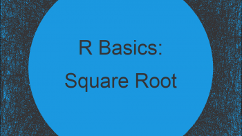 Square Root in R (5 Examples) | Apply sqrt Function in R Studio