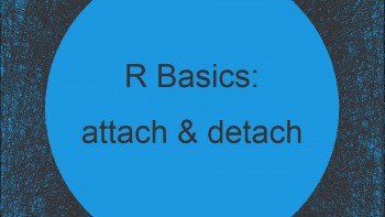 attach & detach Functions in R | 2 Examples: Data Frame & Package