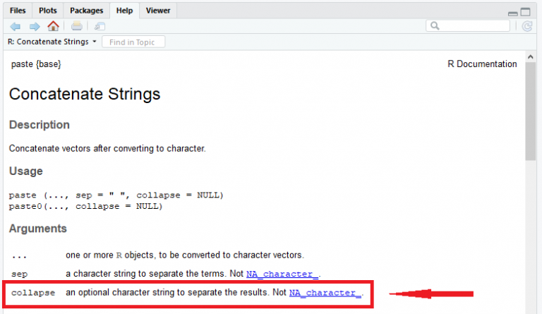 Paste Functions Concatenate Vector of Character Strings in R (2 Examples)