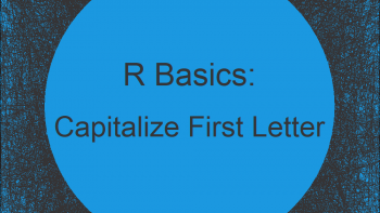 R Capitalize First Letter of Each Word in Character String (3 Examples)