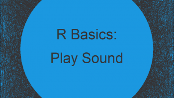 Play Sound at End of R Script (2 Examples) | beep Function