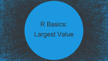 Return Column Name of Largest Value for Each Row in R (Example)