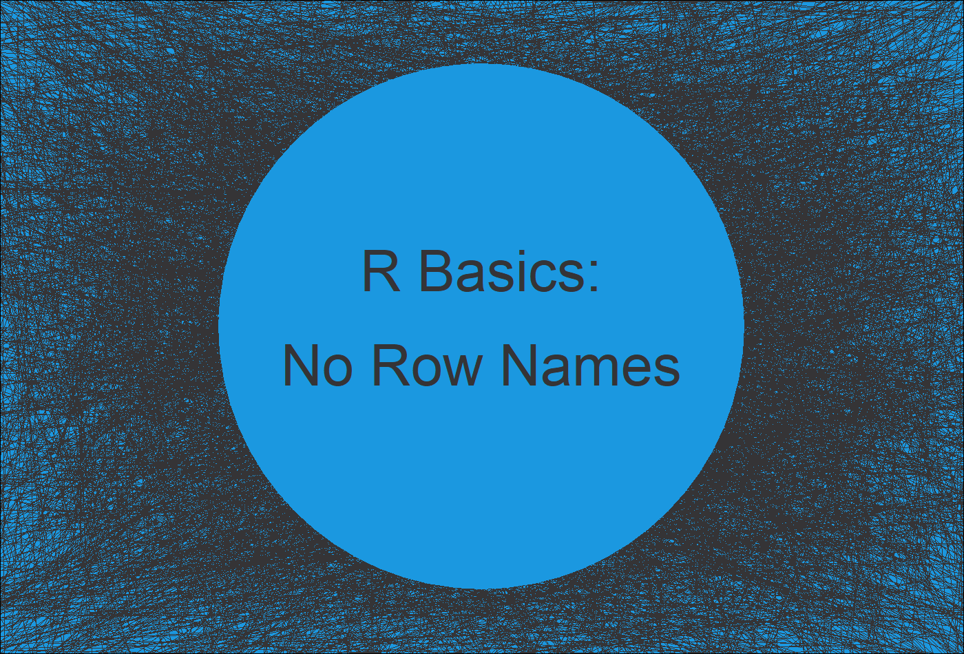 Don t Display Data Frame Row Names In R Example Remove Name