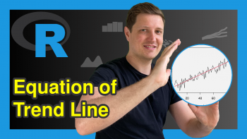 Get Equation of Linear Trend Line in R (Example)