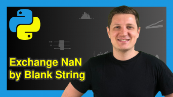 Replace NaN by Empty String in pandas DataFrame in Python (Example)