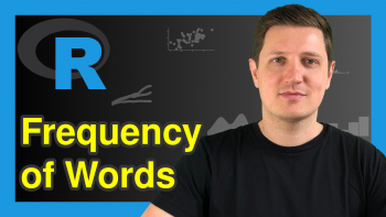 Get Frequency of Words in Character String in R (Example)
