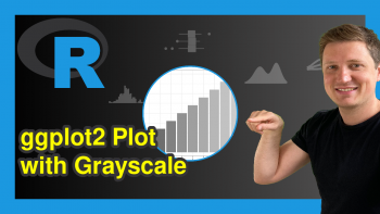 Draw ggplot2 Plot with Greyscale in R (2 Examples)