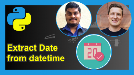 Convert datetime Object to Date Only String in Python (Example)