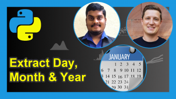Extract Day, Month & Year Separately from datetime Object in Python (3 Examples)