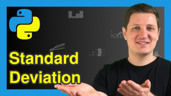 Standard Deviation in Python (5 Examples)