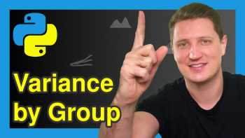 Variance by Group in Python (2 Examples)