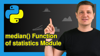 median Function of statistics Module in Python (Example)
