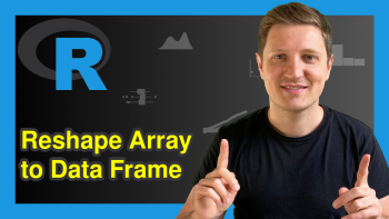 Convert Array to Data Frame in R (Example)