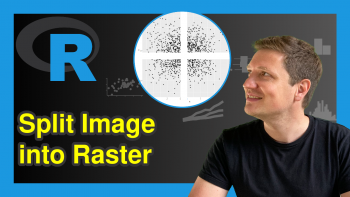 Split Image into Raster Grid in R (Example)