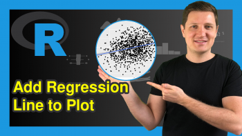 Add Regression Line to ggplot2 Plot in R (Example) | Draw Linear Slope to Scatterplot
