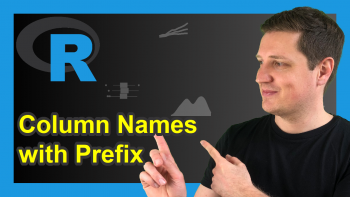 Add Prefix to Column Names in R (Example)