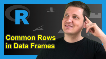 Find Common Rows Between Two Data Frames in R (2 Examples)