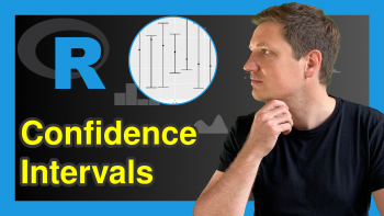 Draw Plot with Confidence Intervals in R (2 Examples)