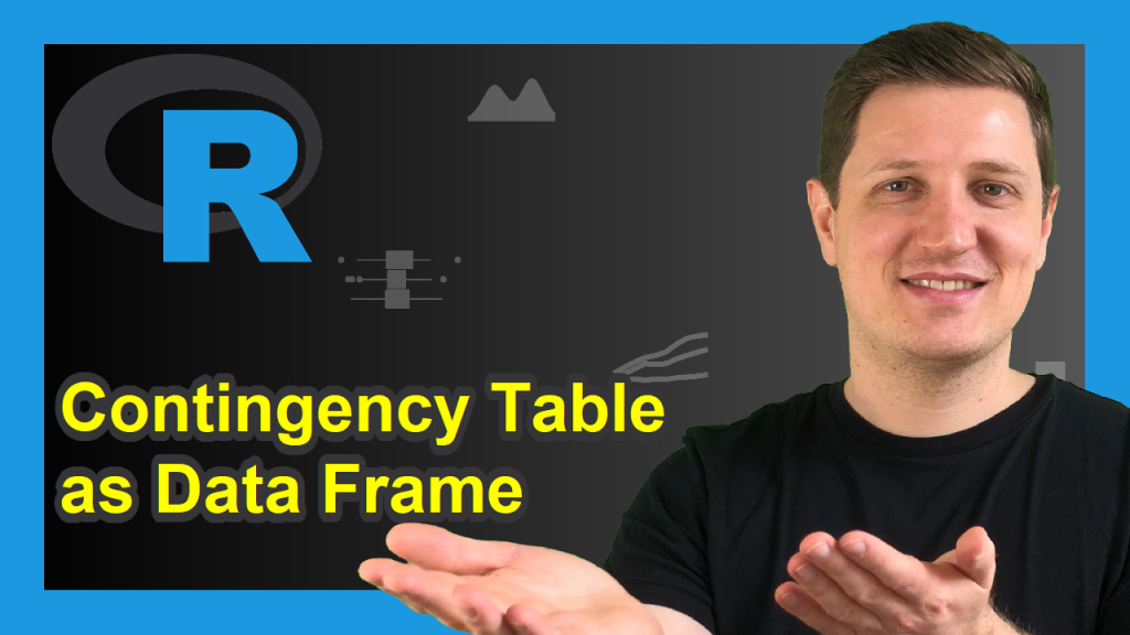 Convert Table to Data Frame in R | Contingency / Cross Tabulation
