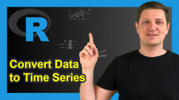 Convert Data Frame with Date Column to Time Series Object in R (Example)