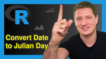 Convert Date to Julian Day in R (3 Examples)