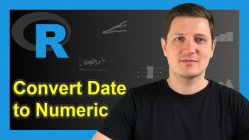 Convert Date to Numeric Time Object in R (Example)