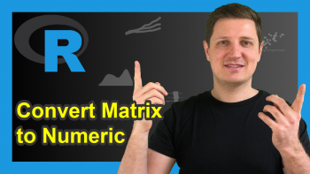 Convert Character Matrix to Numeric in R (Example)