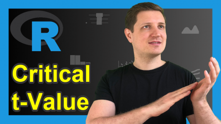 Calculate Critical t-Value in R (3 Examples)