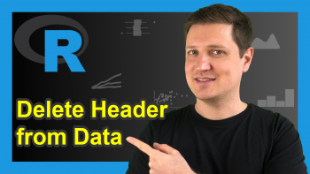 Remove Header from Data in R (Example)