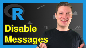 Disable Messages when Loading a Package in R (Example)
