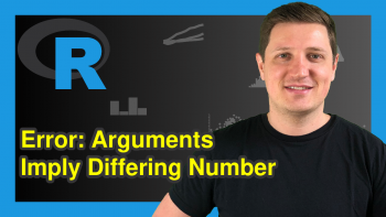 R Error: Arguments Imply Differing Number of Rows (2 Examples)