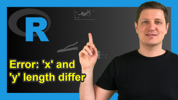 R Error in xy.coords(x, y, xlabel, ylabel, log) : ‘x’ and ‘y’ length differ