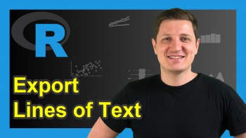 Write Lines of Text to TXT File in R (3 Examples)