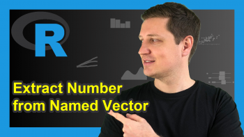 Extract Just Number from Named Numeric Vector in R (3 Examples)
