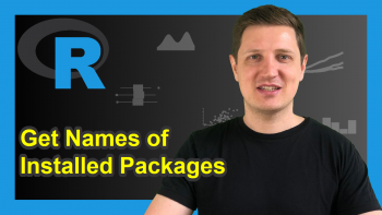 Create List of Installed Packages in R (Example)