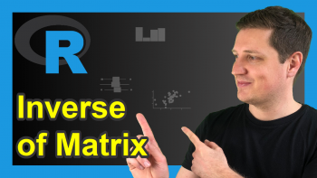 Inverse of Matrix in R (Example)