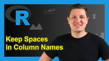 Create Data Frame with Spaces in Column Names in R (Example)