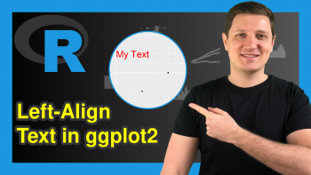 Left-Align Text in ggplot2 Plot in R (Example)