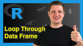 R Loop Through Data Frame Columns & Rows (4 Examples) | for-, while- & repeat-Loops