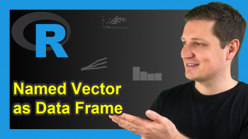 Convert Named Vector to Data Frame in R (Example)