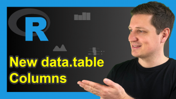 Add Multiple New Columns to data.table in R (Example)