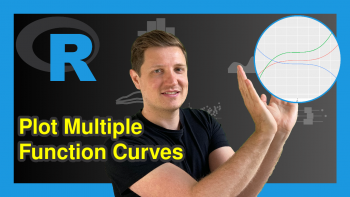 Draw Multiple Function Curves to Same Plot in R (2 Examples)