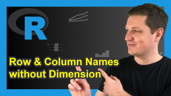 R Set Row & Column Names of Data with Unknown Dimension (Example)