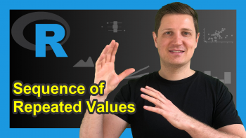 Create Sequence of Repeated Values in R (Example) | Replicate N Times