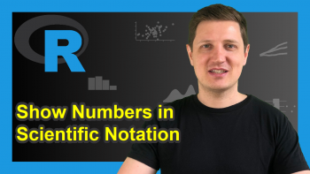 Force R to Show Scientific Notation (2 Examples)