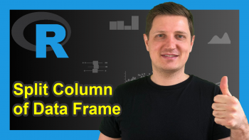 Split Data Frame Variable into Multiple Columns in R (3 Examples) | Separate Character String Based on Delimiter
