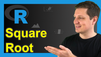 Square Root in R (5 Examples) | Apply sqrt Function in R Studio