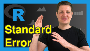 Standard Error in R (2 Examples)