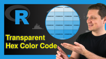 Find Transparent Equivalent of Color in R (2 Examples)