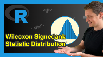 Wilcoxon Signedank Statistic Distribution in R (4 Examples) | dsignrank, psignrank, qsignrank & rsignrank Functions